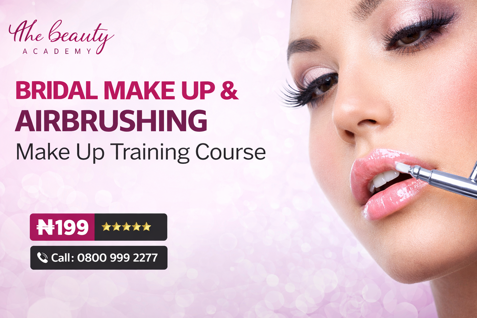Bridal Make Up & Airbrushing make Up Training Course